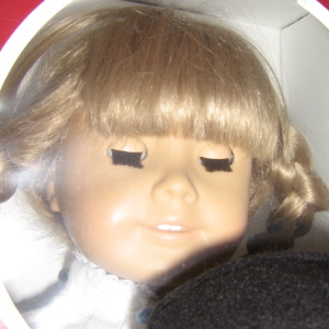 Close up on Kirsten in the box.
